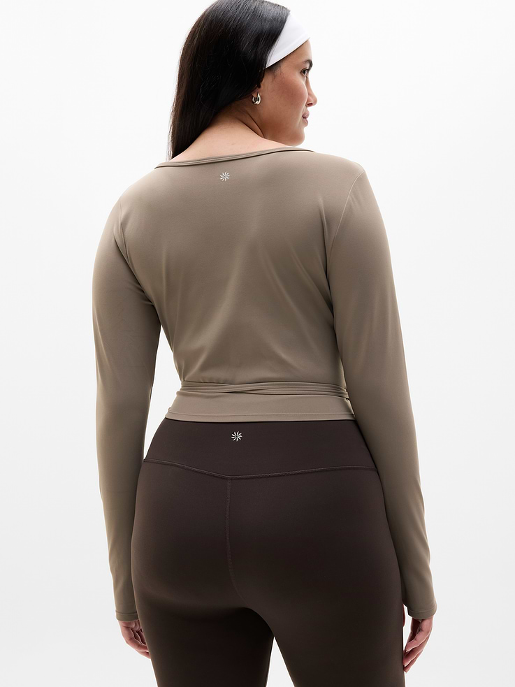 Image number 6 showing, Transcend Wrap Crop Top