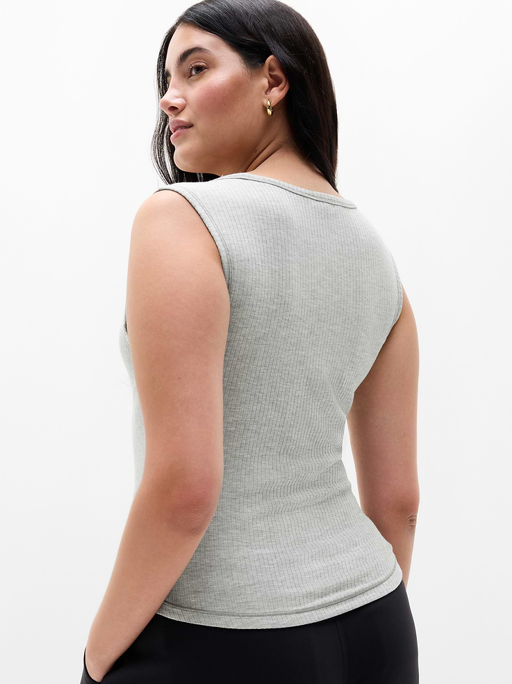 Image number 6 showing, Perfect Rib Sweetheart Tank