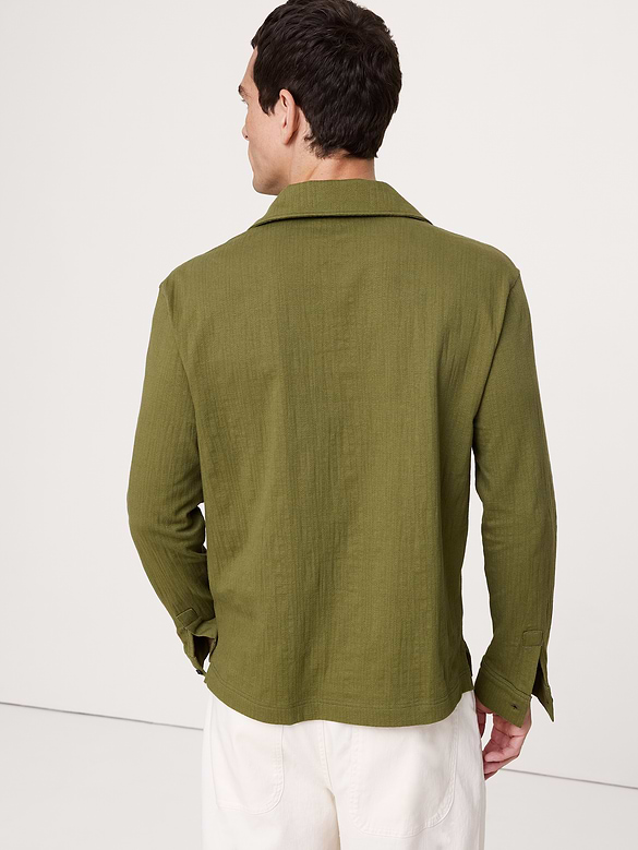 Jacquard Popover Polo