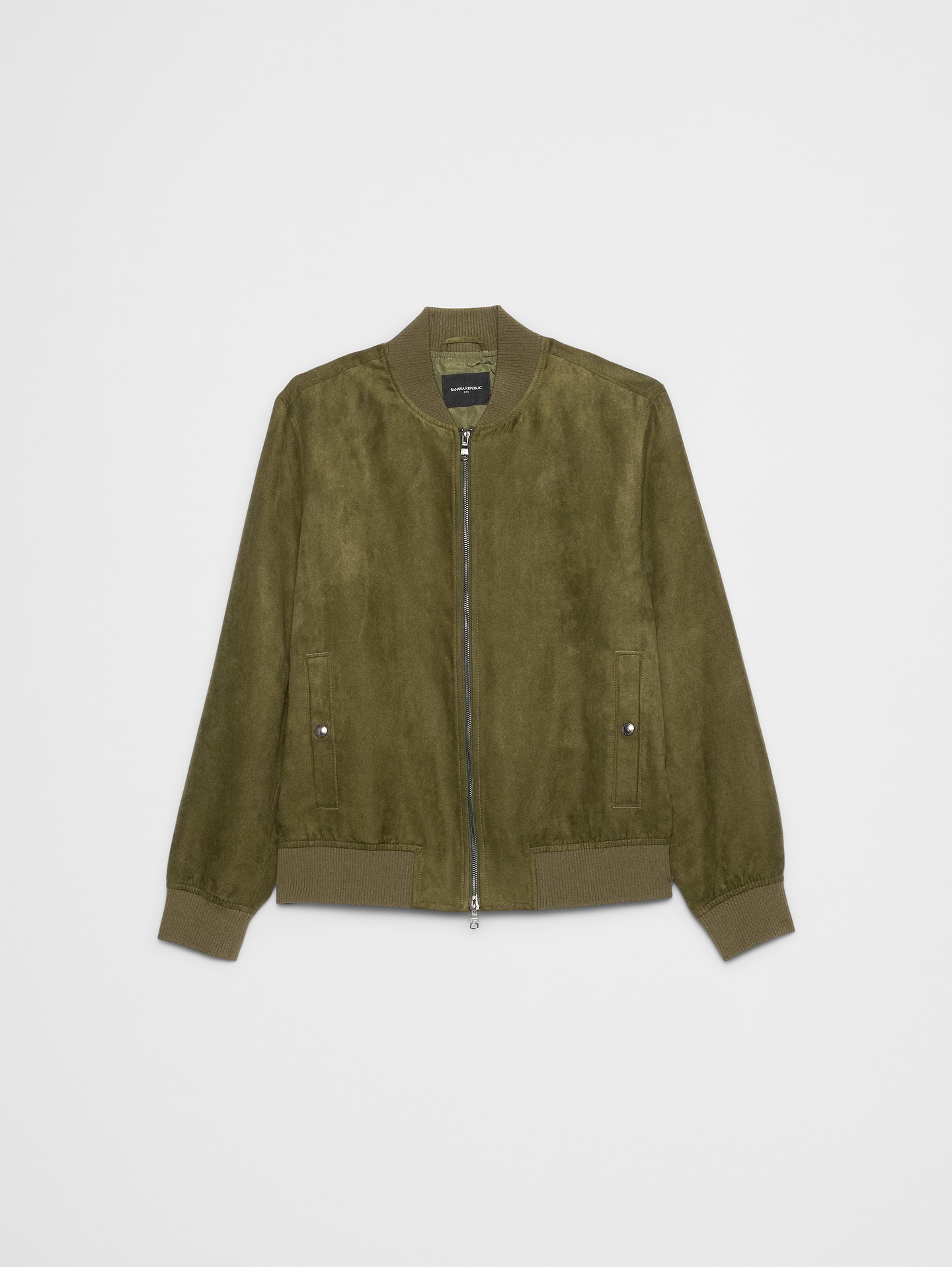 Image number 1 showing, Vegan Suede Bomber
