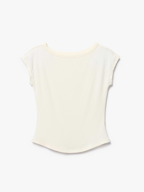 Perfect Rib Boatneck Tee