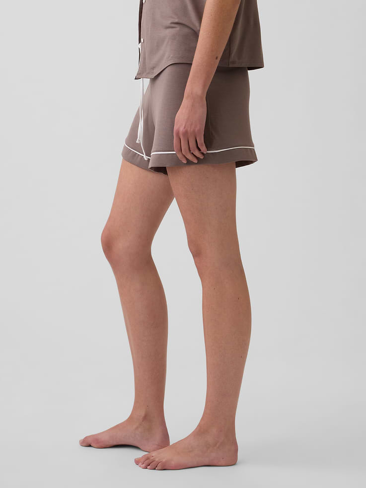 Image number 3 showing, SoftMade Modal PJ Shorts