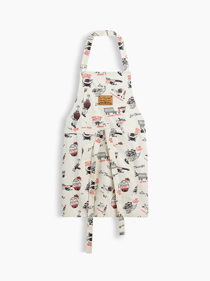 Image number 4 showing, Adult Los Tacos No. 1 Canvas Apron