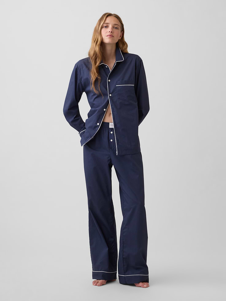 Image number 1 showing, Poplin PJ Pants