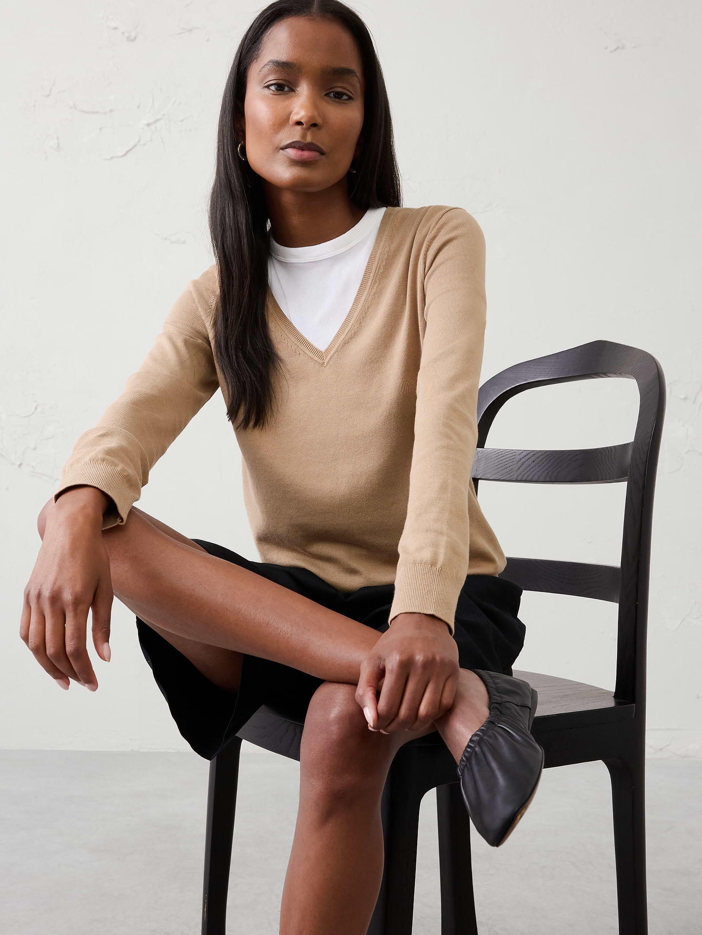 Image number 3 showing, Forever V-Neck Sweater