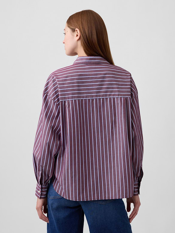 Oversized Shirt in Poplin