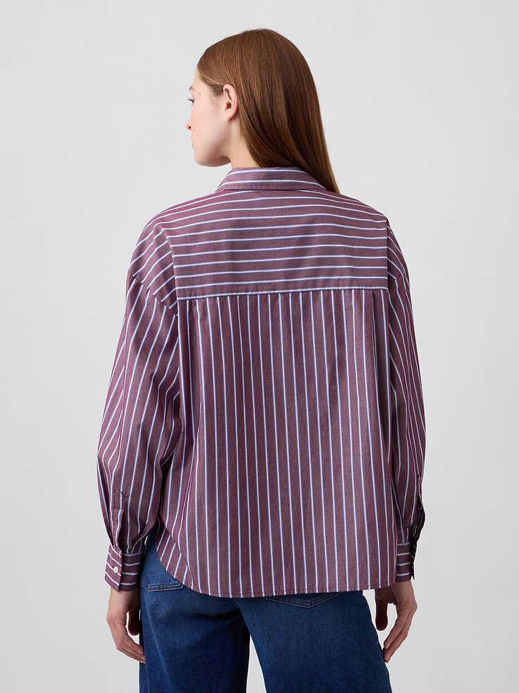 Image number 2 showing, Oversized Shirt in Poplin