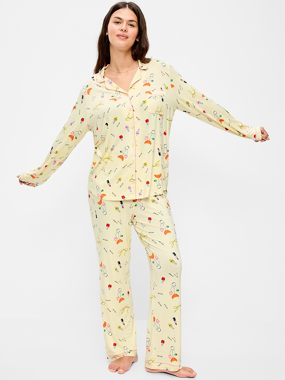 Sunday Sleep Knit Jersey Pant Set