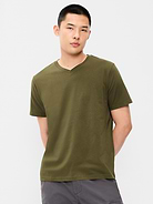 L'image numéro 1 présente T-shirt à encolure en V