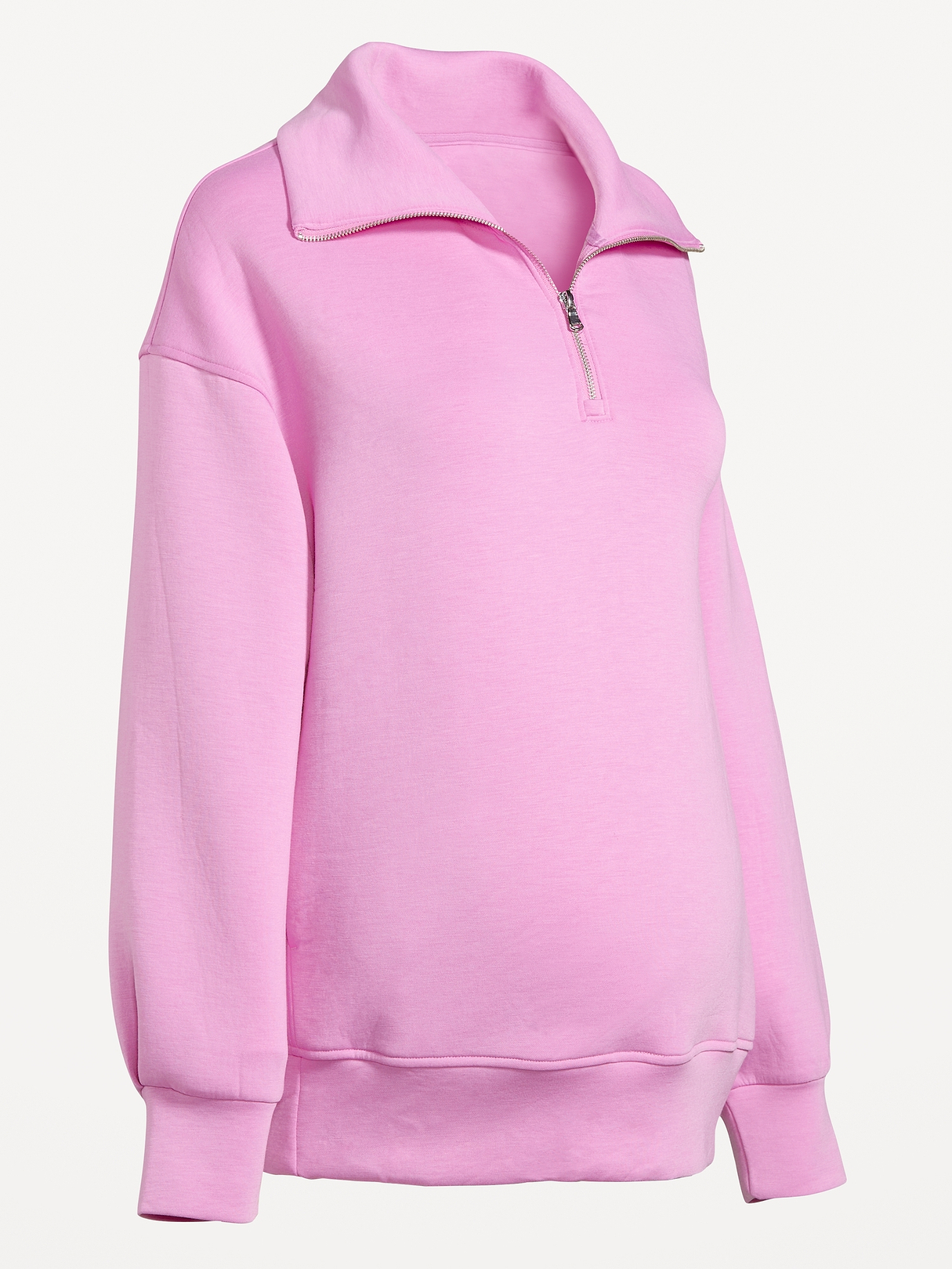 Maternity Bounce Fleece Half-Zip Pullover | Old Navy