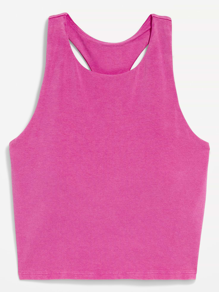 Image number 4 showing, Light Support PowerChill High-Neck Racerback Sports Bra