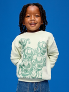 L'image numéro 1 présente Chandail ras du cou en coton ouaté surdimensionné à imprimé Histoire de jouets Old Navy x Pixar pour tout-petit