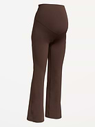 Image number 2 showing, Maternity Full-Panel StudioSmooth Flare Leggings