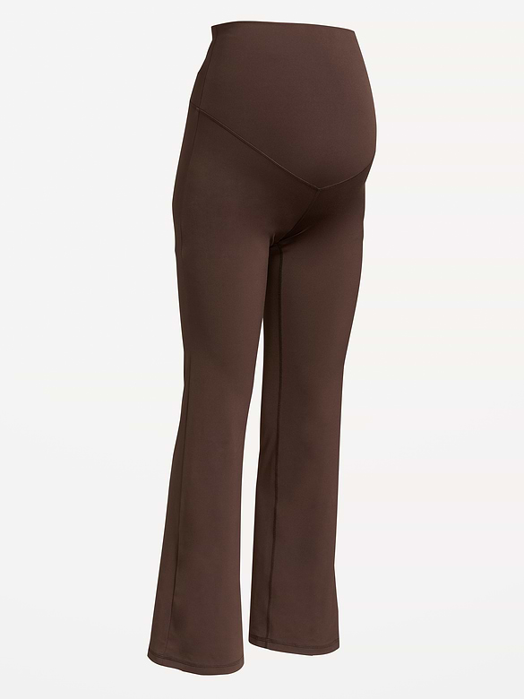 Maternity Full-Panel StudioSmooth Flare Leggings