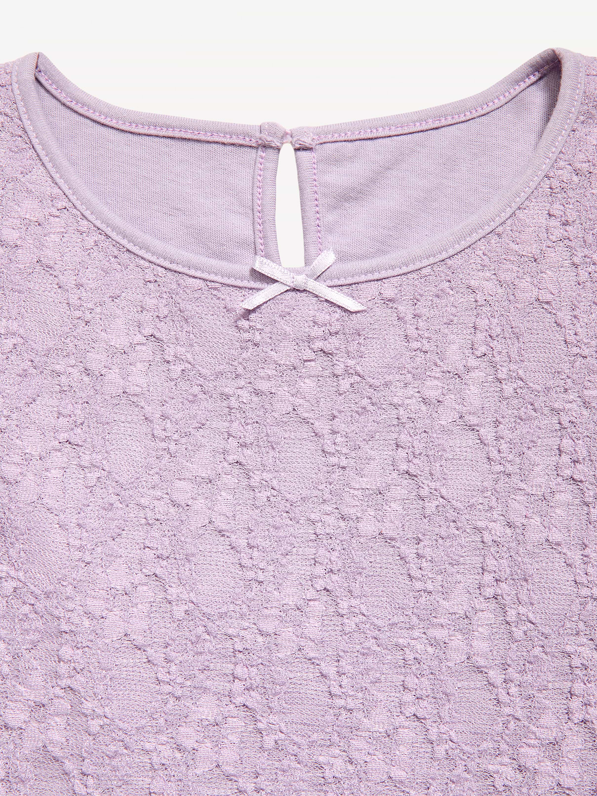 Image number 2 showing, Fitted Long-Sleeve Lace Top for Girls