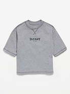 Image number 1 showing, Short-Sleeve Boxy Logo Graphic T-Shirt for Boys