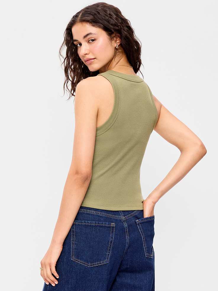 L'image numéro 2 présente Camisole courte moulante