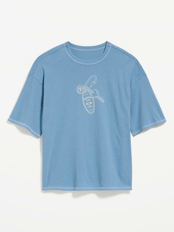 Crew-Neck Graphic T-Shirt
