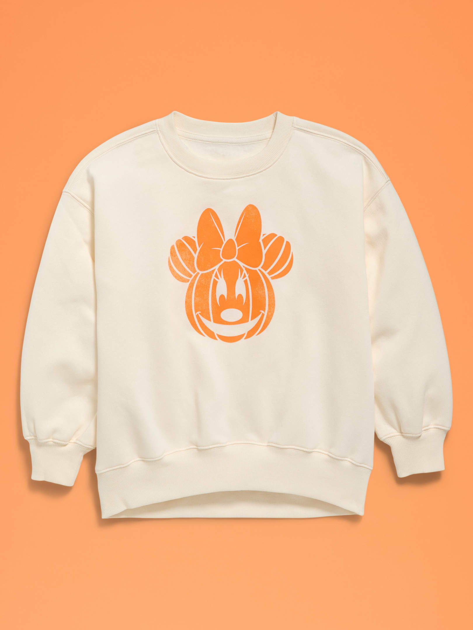 L'image numéro 3 présente Chandail long surdimensionné en coton ouaté Minnie Mouse Old Navy x Disney pour fille