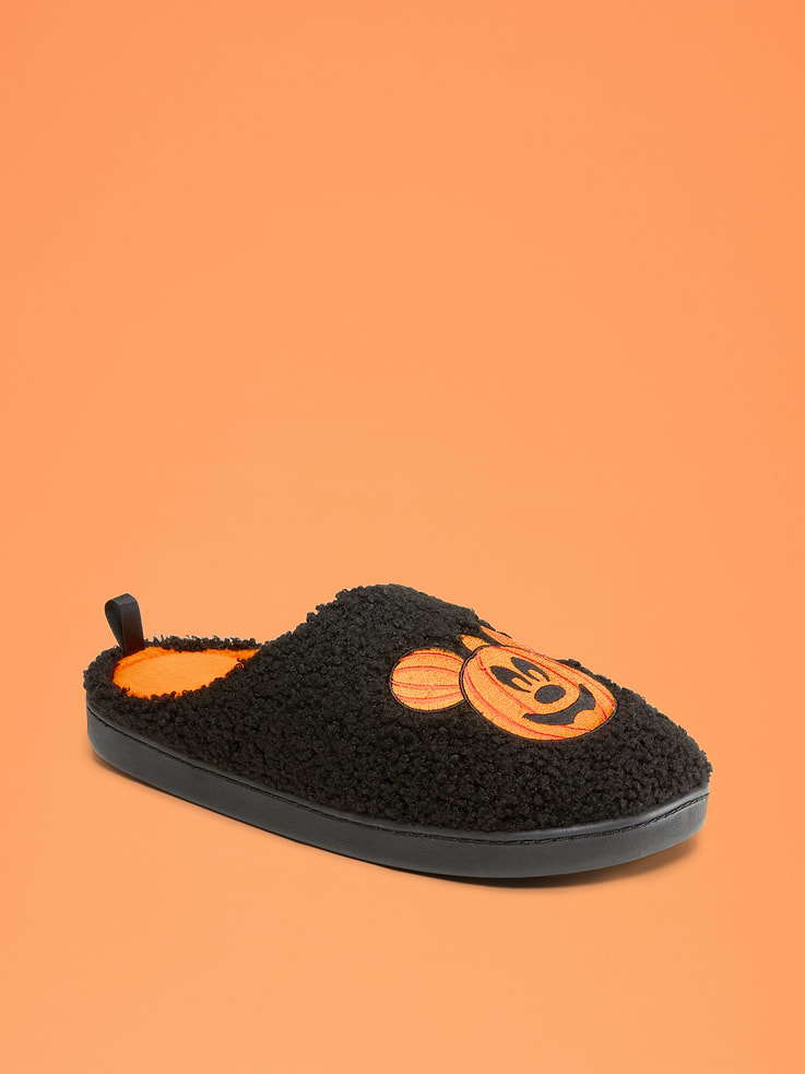 Image number 1 showing, Old Navy x Disney Mickey Mouse Sherpa Slippers for Women