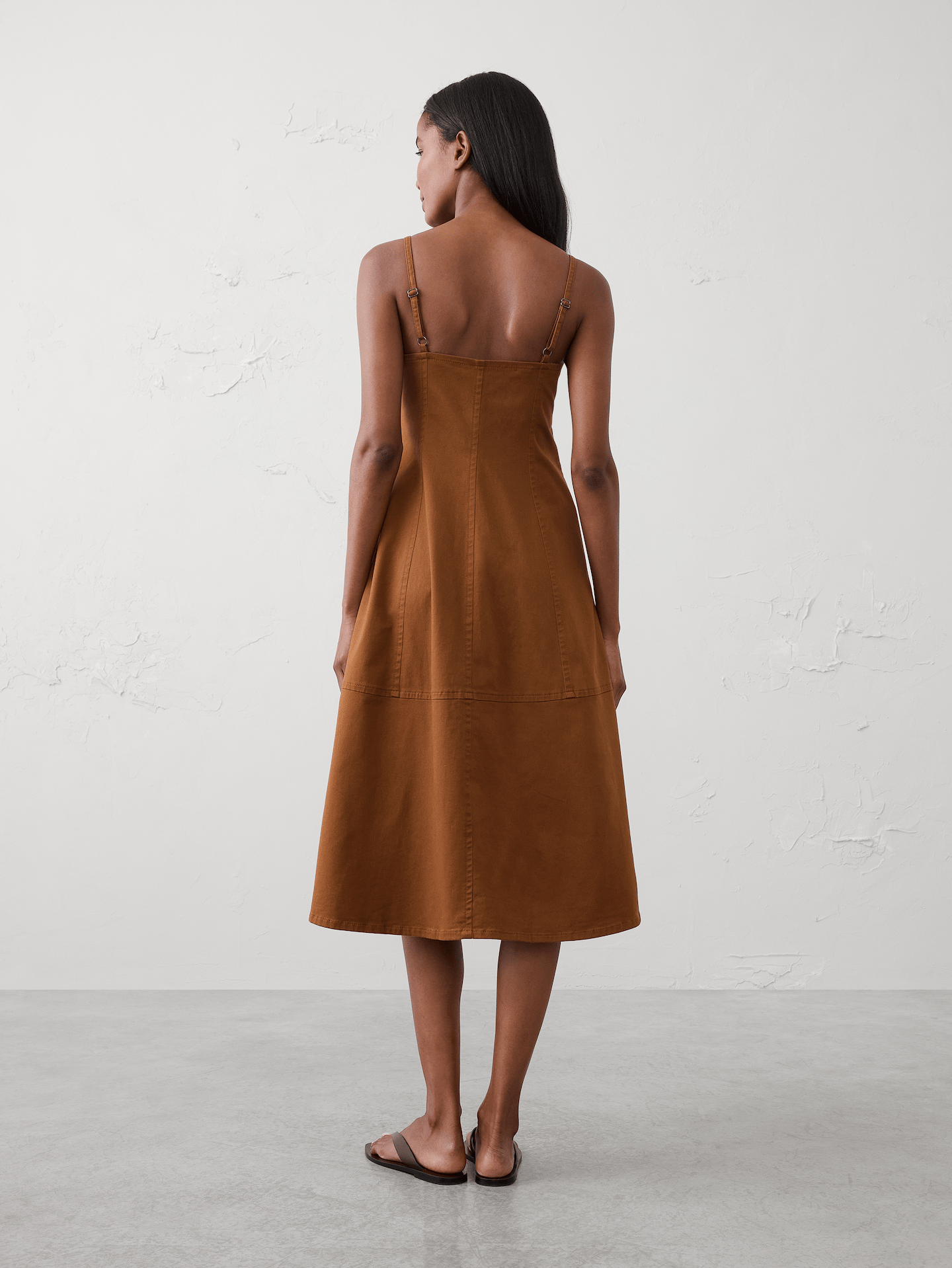 Image number 2 showing, Corset Button-Down Midi Dress