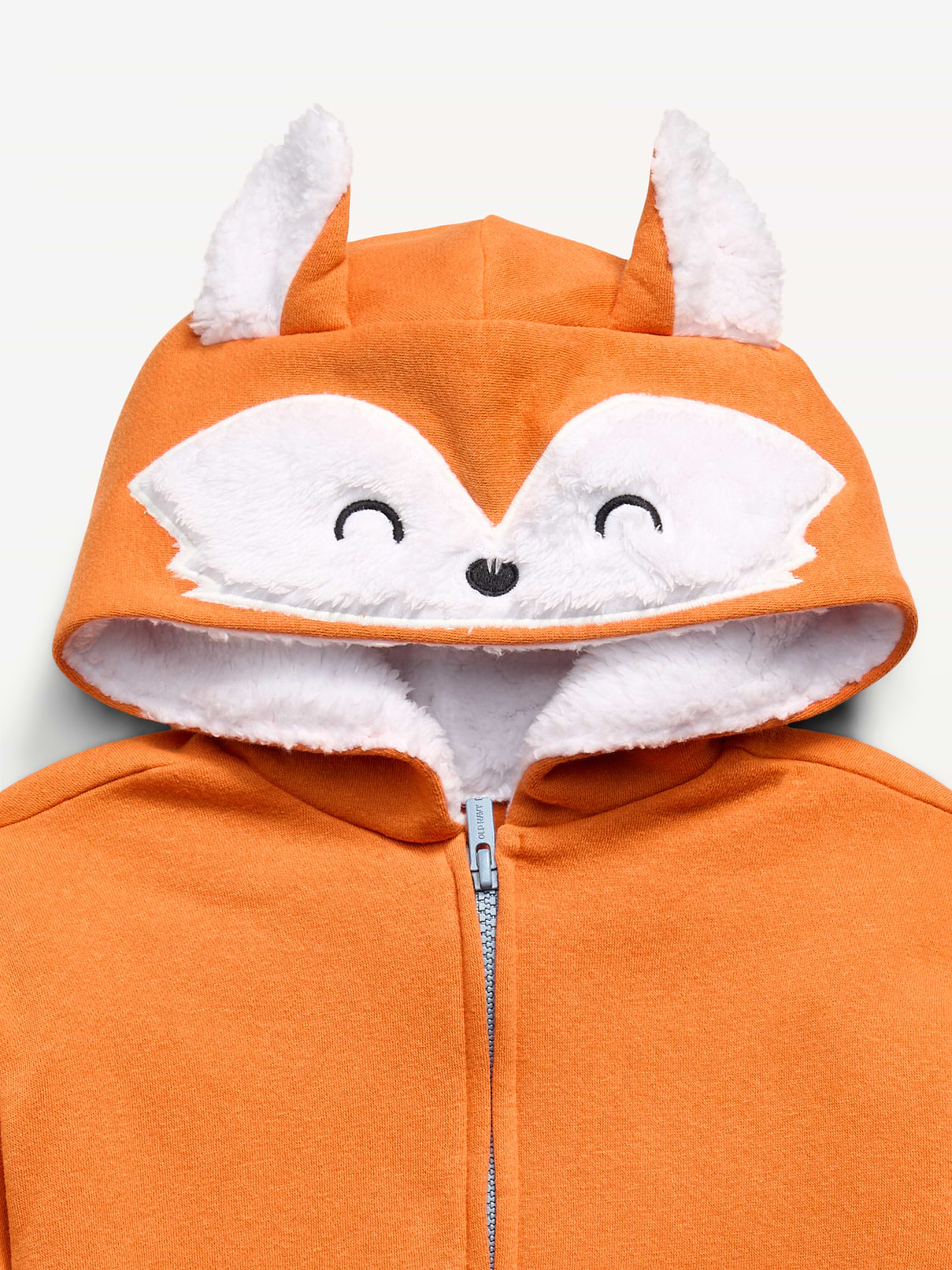 Image number 2 showing, Oversized Critter Full-Zip Hoodie for Toddler Boys