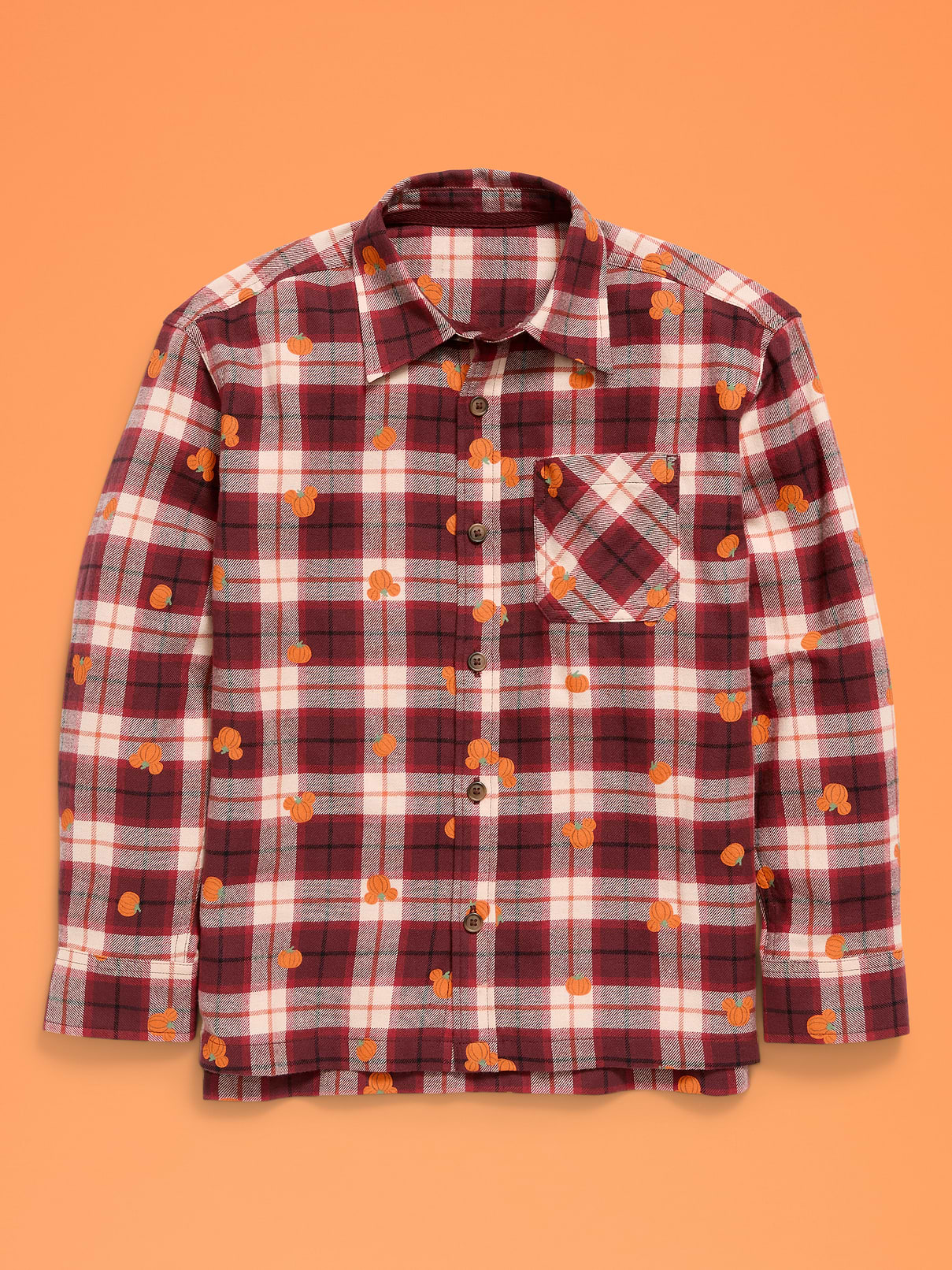 Image number 3 showing, Old Navy x Disney Mickey Mouse Oversized Flannel Gender-Neutral Shirt for Kids