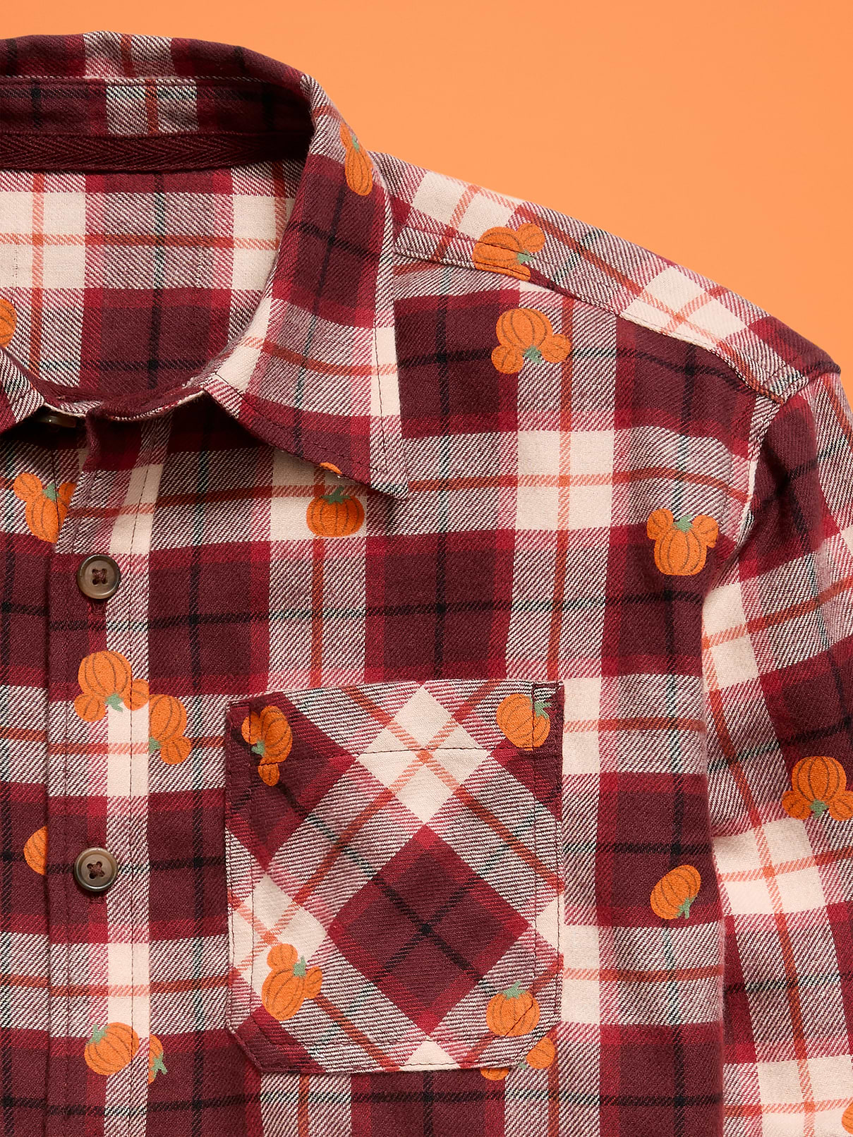 Image number 4 showing, Old Navy x Disney Mickey Mouse Oversized Flannel Gender-Neutral Shirt for Kids