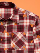 Image number 4 showing, Old Navy x Disney Mickey Mouse Oversized Flannel Gender-Neutral Shirt for Kids