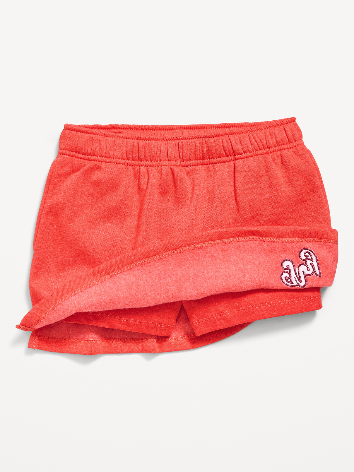 L'image numéro 2 présente Jupe-short en molleton pour fille