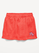 L'image numéro 1 présente Jupe-short en molleton pour fille