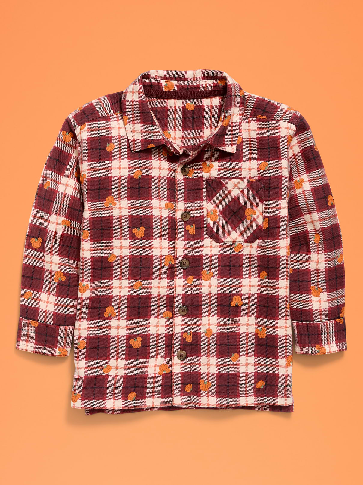 Image number 3 showing, Old Navy x Disney Mickey Mouse Flannel Unisex Shirt for Toddler