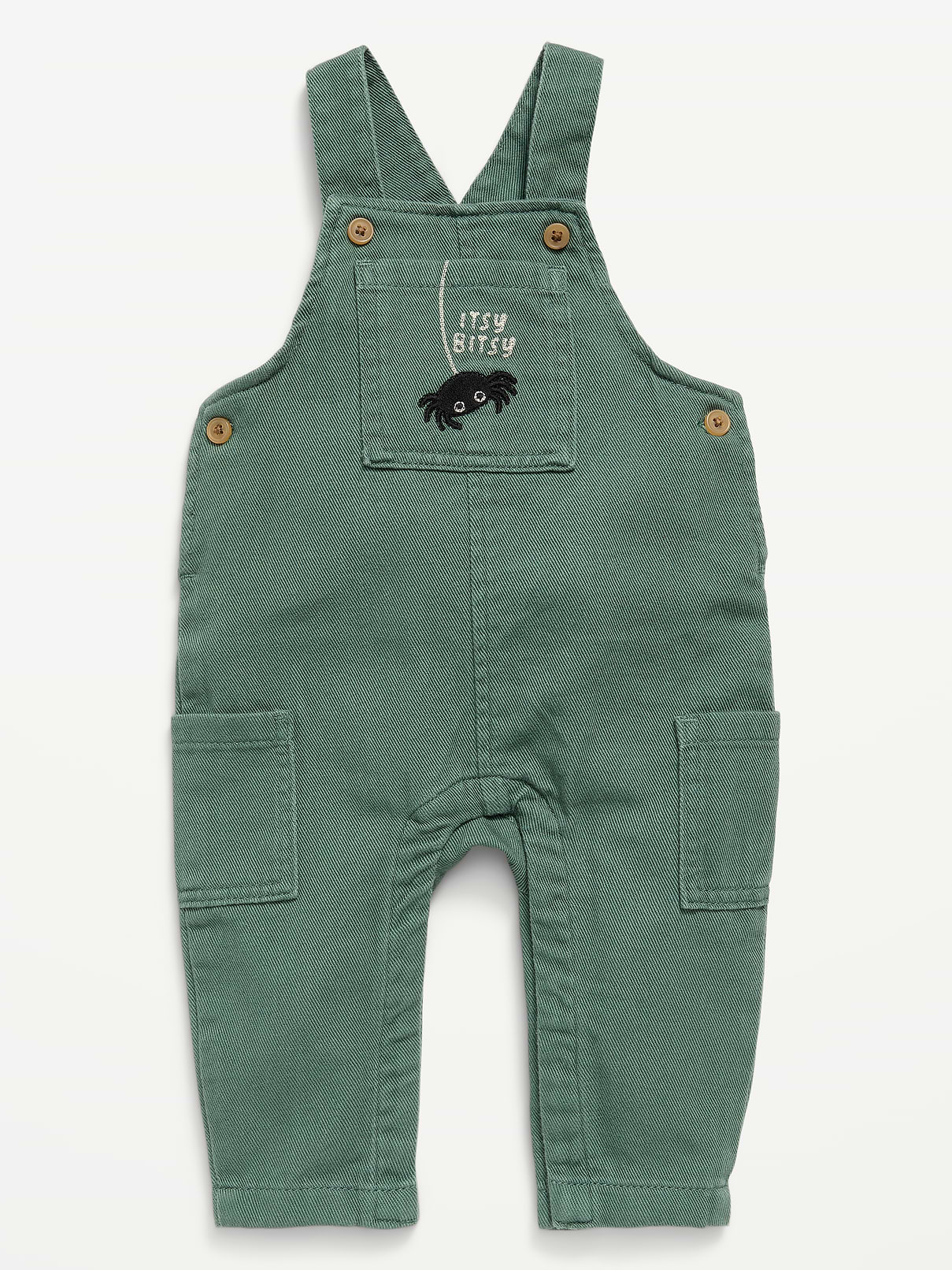 Image number 1 showing, Twill Overalls for Baby
