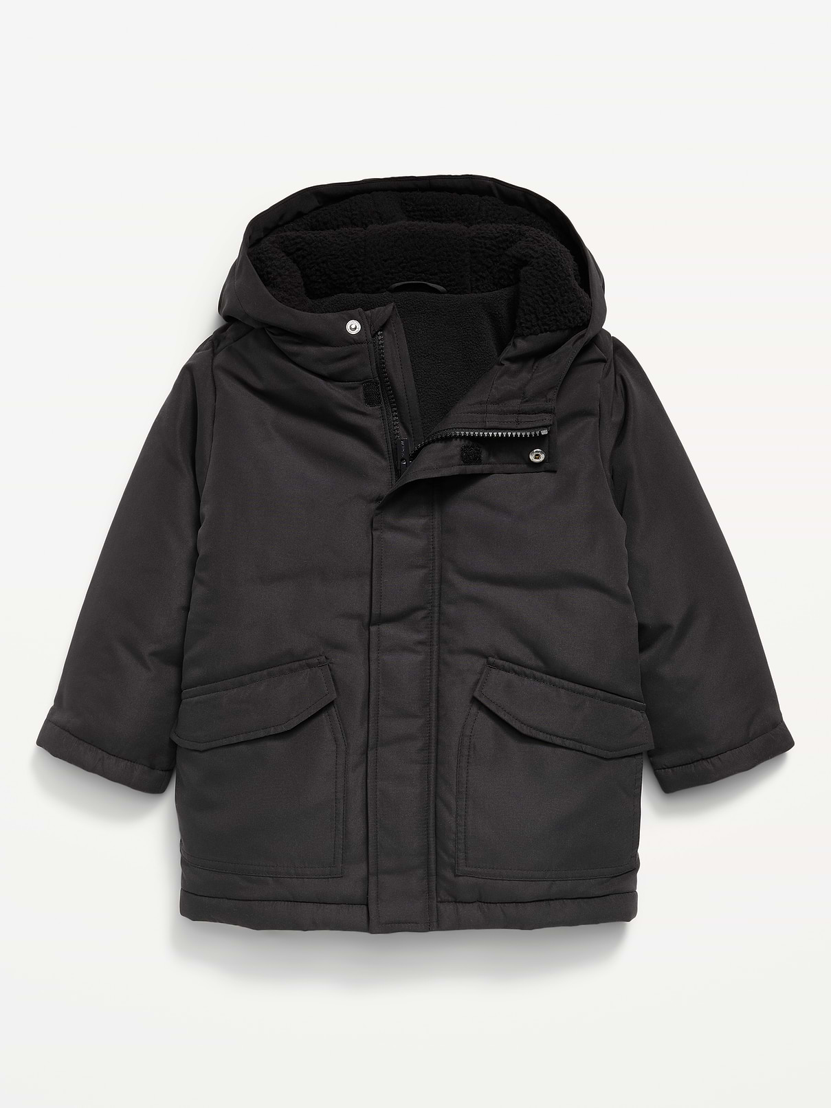 Image number 1 showing, Water-Resistant Snow Jacket for Toddler Boys