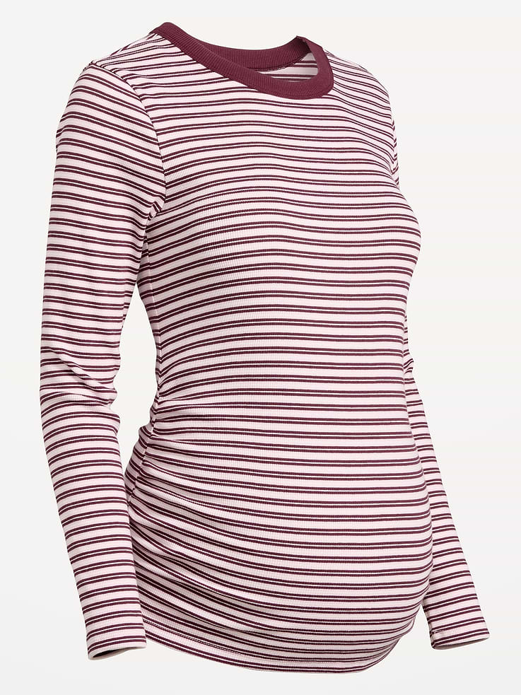 Image 2 of 2, Maternity Snug Long-Sleeve T-Shirt