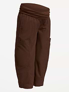 Image number 2 showing, Maternity Rollover-Waist Barrel-Leg Ankle Pants
