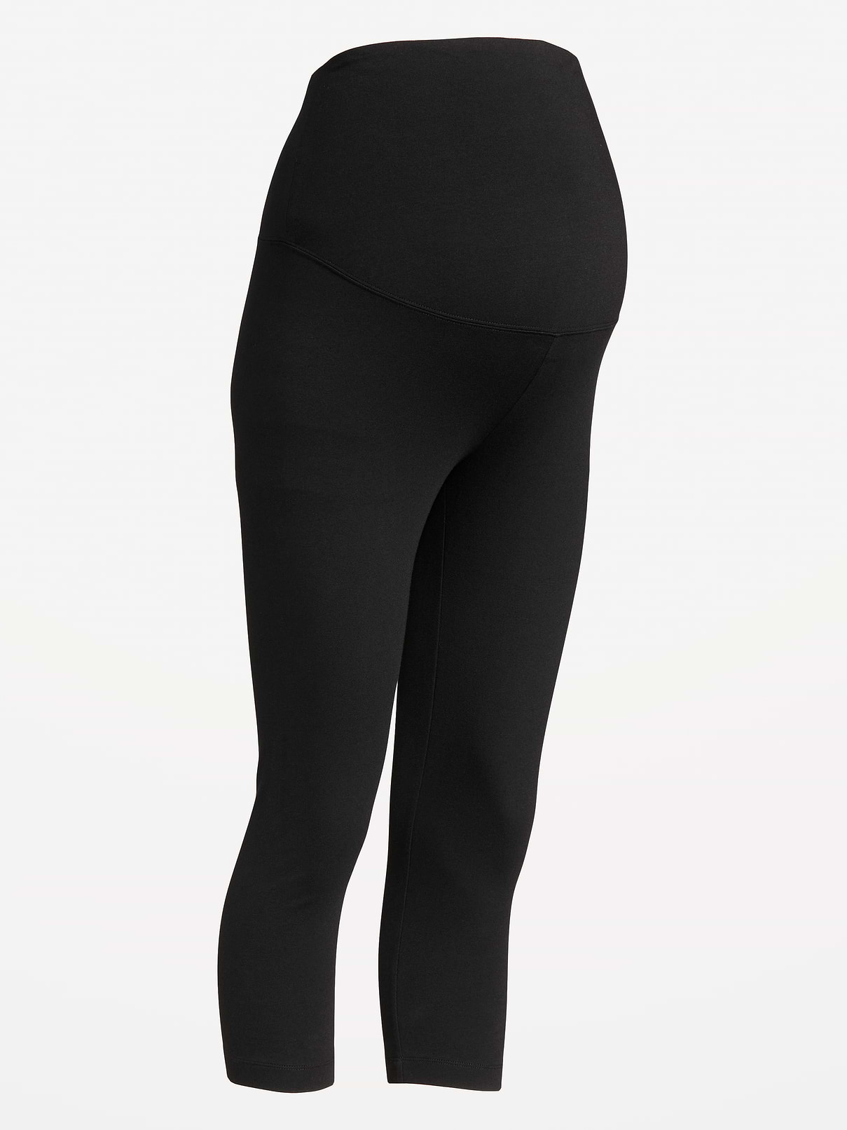 Image number 2 showing, Maternity Full-Panel Cropped Leggings