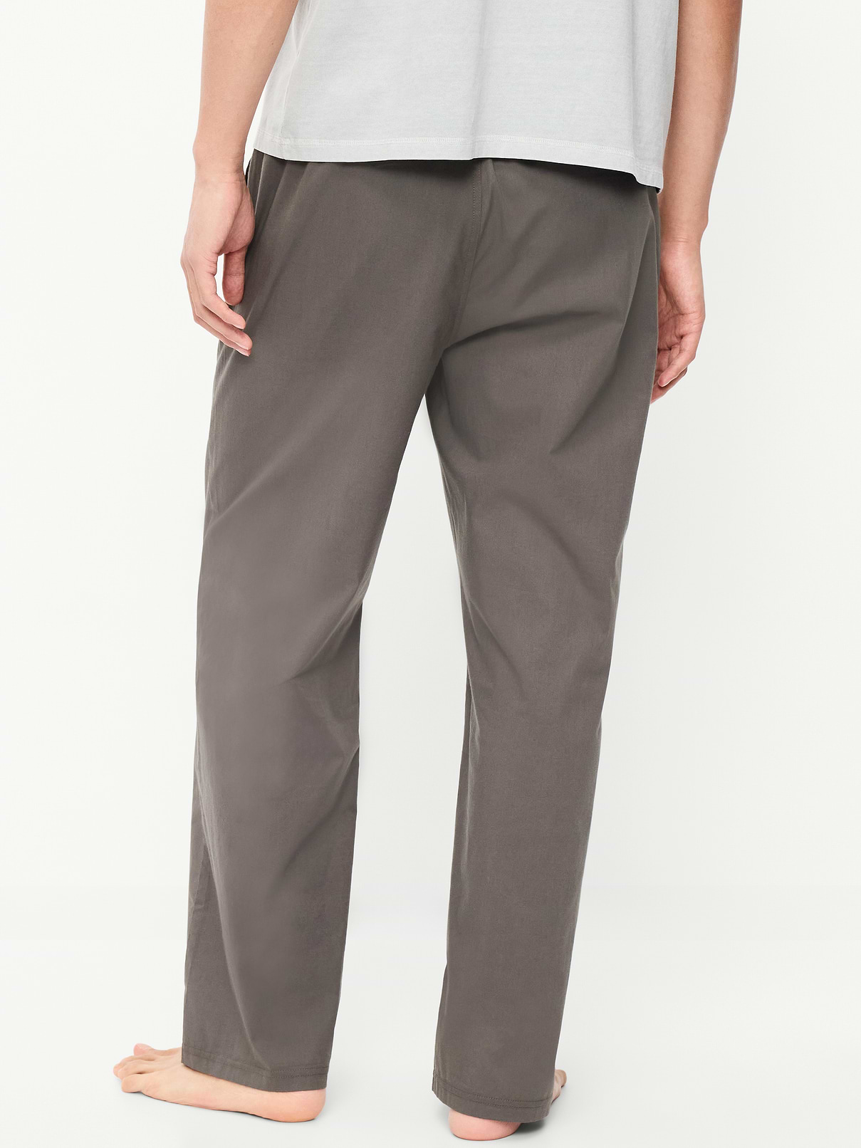 Image number 2 showing, Elastic-Waist Poplin Pajama Pant