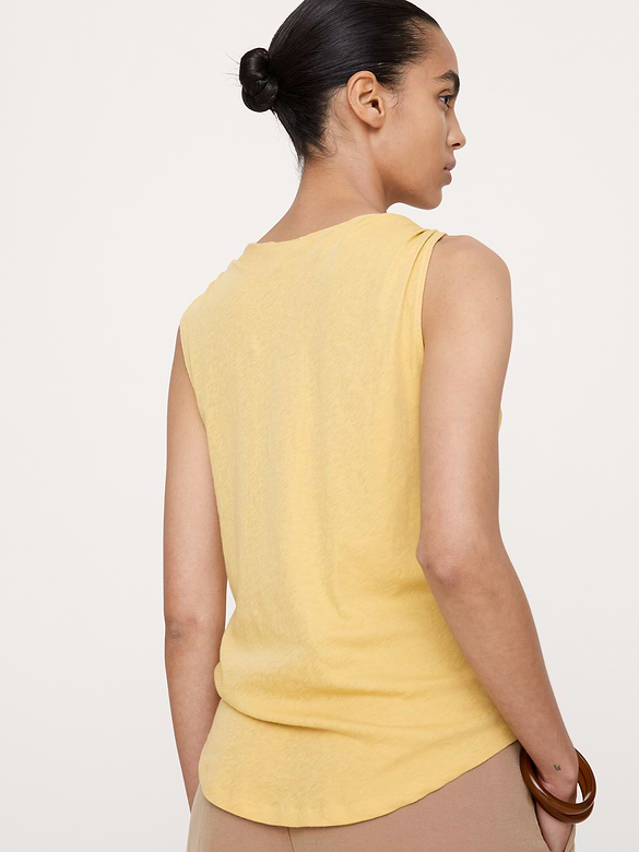 Cotton-Silk Twisted Tank