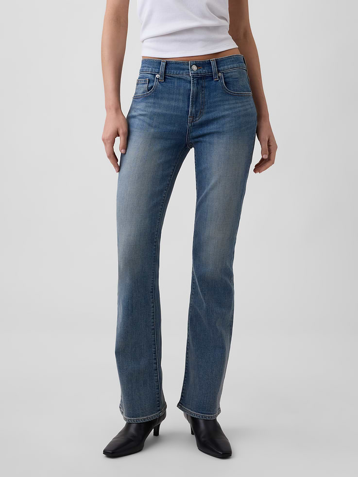 Image number 2 showing, Mid Rise Boot Jeans