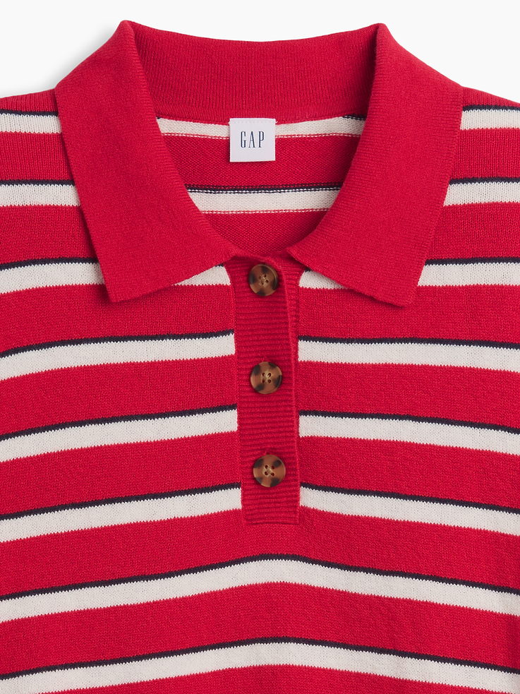 Image number 4 showing, CashSoft Relaxed Sweater Polo Shirt