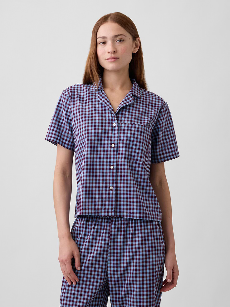 Image number 1 showing, Poplin PJ Shirt