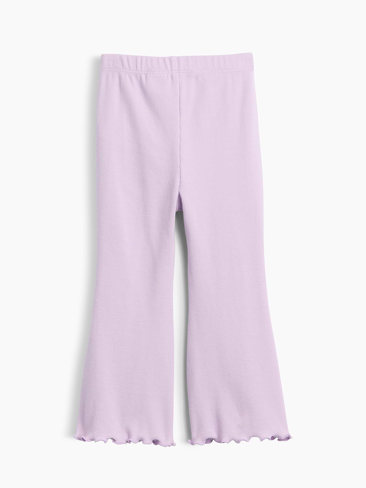 Image 2 of 2, babyGap Pull-On Ribbed Flare Leggings