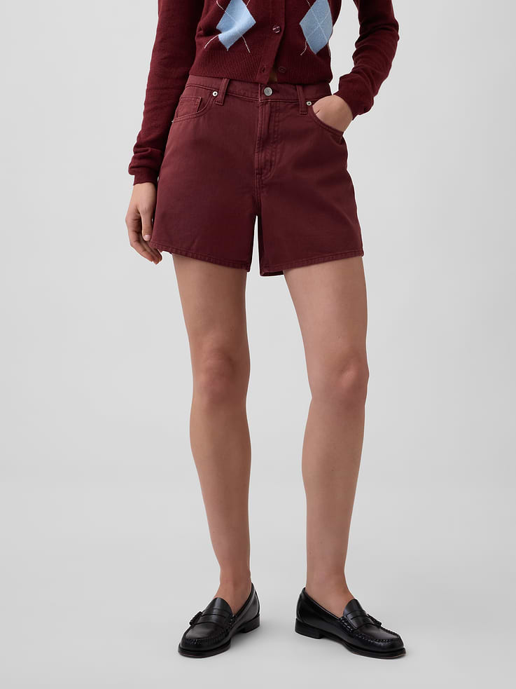 Image number 2 showing, Denim Midi Shorts