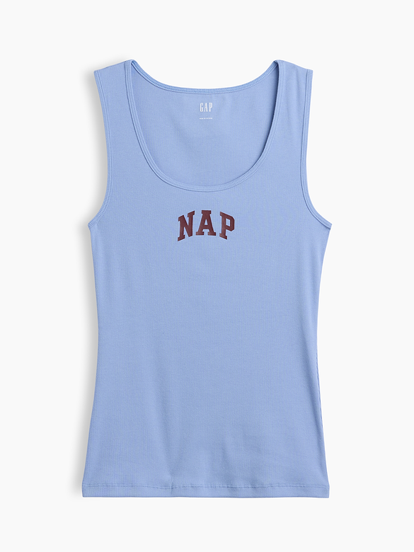Gap Logo Ribbed Tank Top