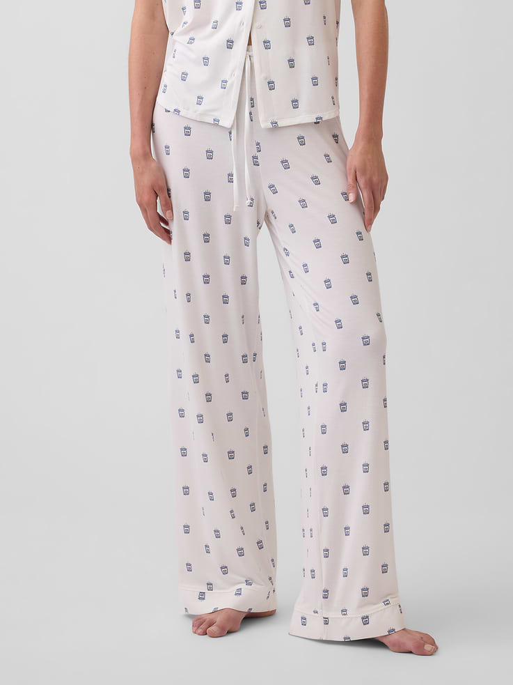 Image number 2 showing, SoftMade Modal PJ Pants