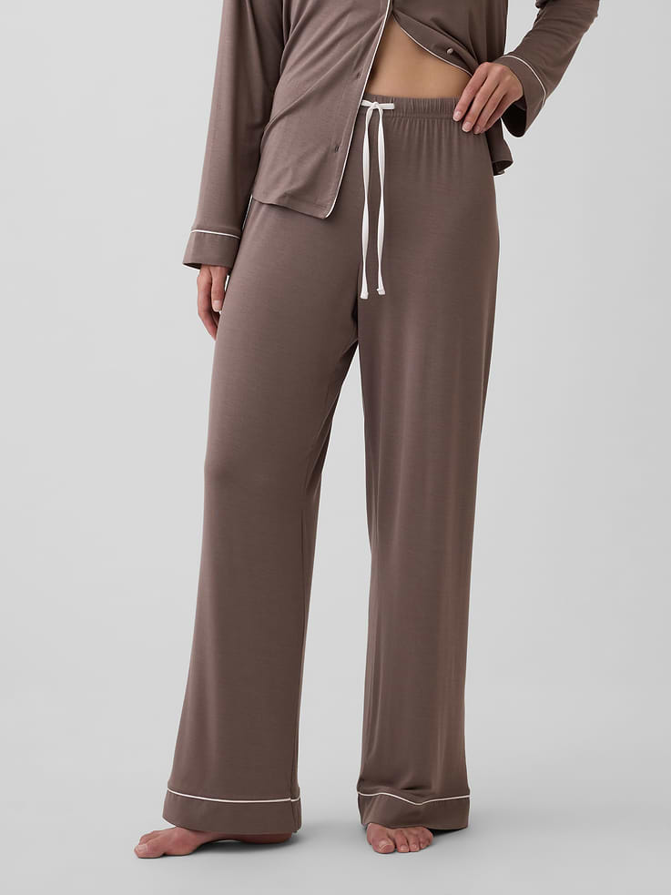 Image number 2 showing, SoftMade Modal PJ Pants