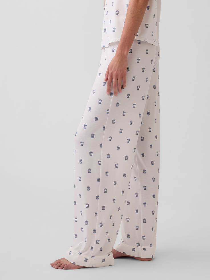 Image number 3 showing, SoftMade Modal PJ Pants