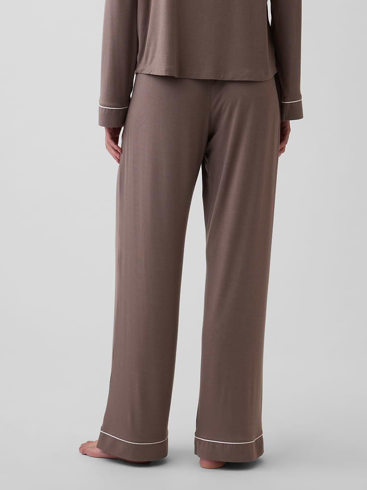 Image number 4 showing, SoftMade Modal PJ Pants