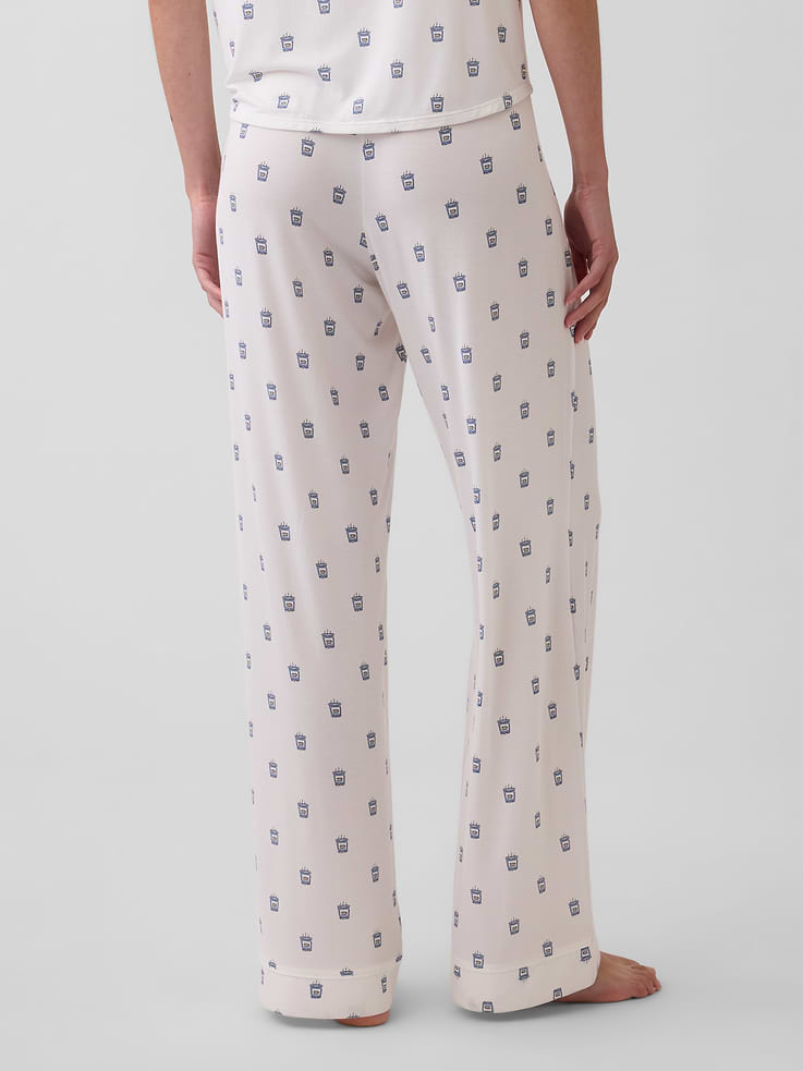 Image number 4 showing, SoftMade Modal PJ Pants